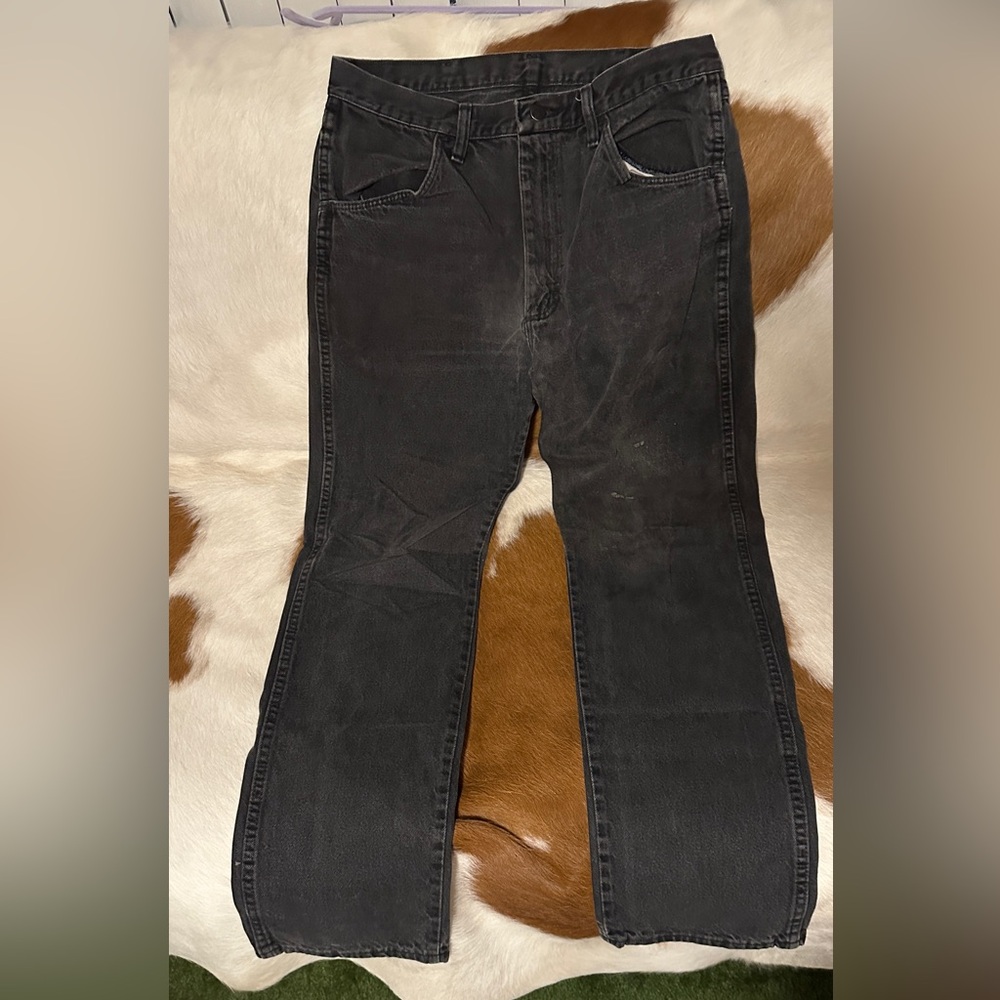 Rustler Men's Black Jeans, 34x32